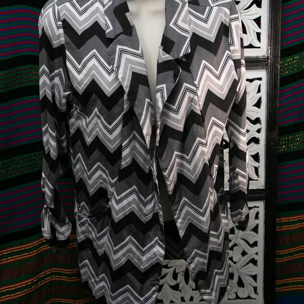 Black and White Cardigan